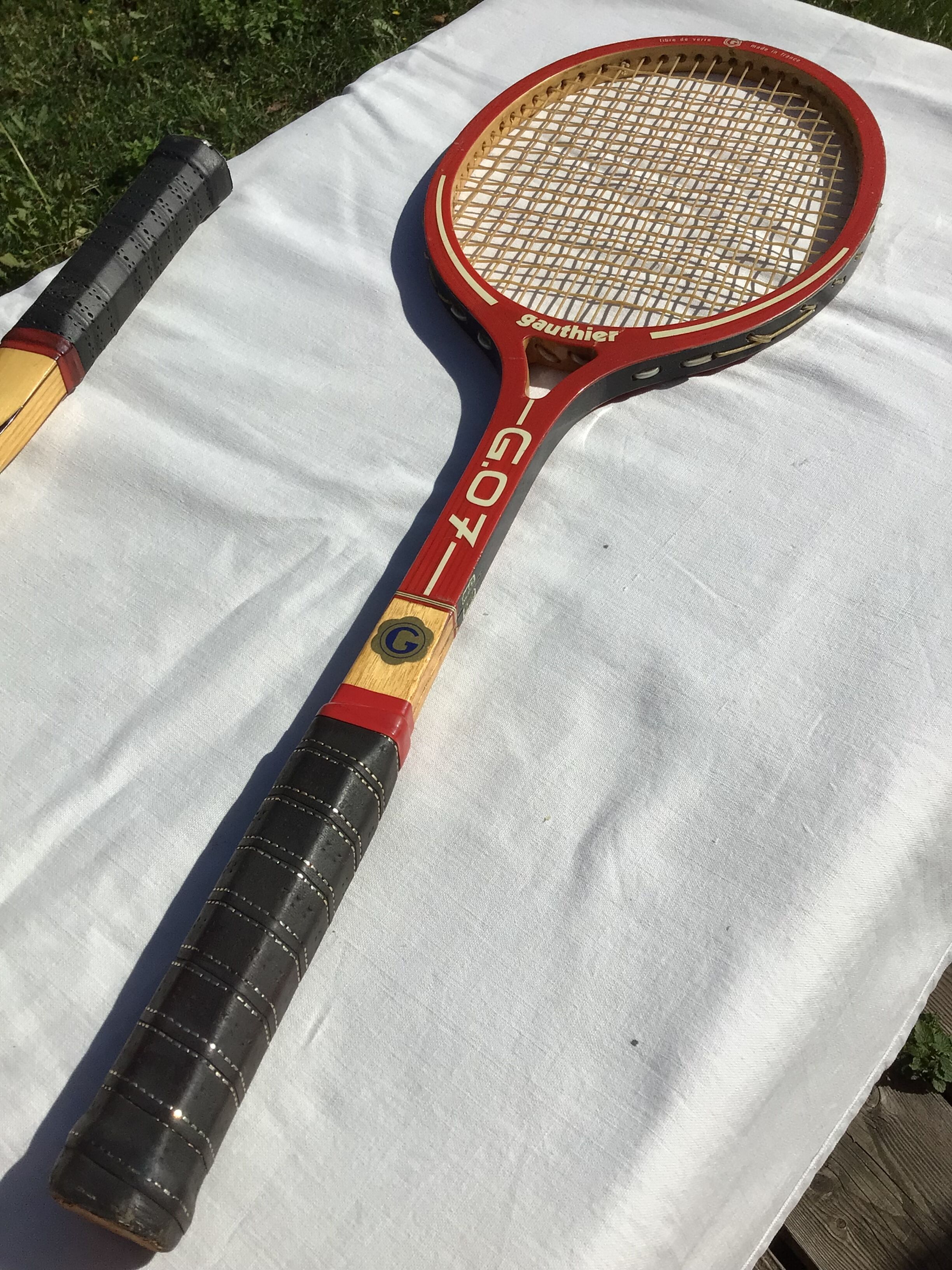 Wooden racket Gauthier G.07 vintage