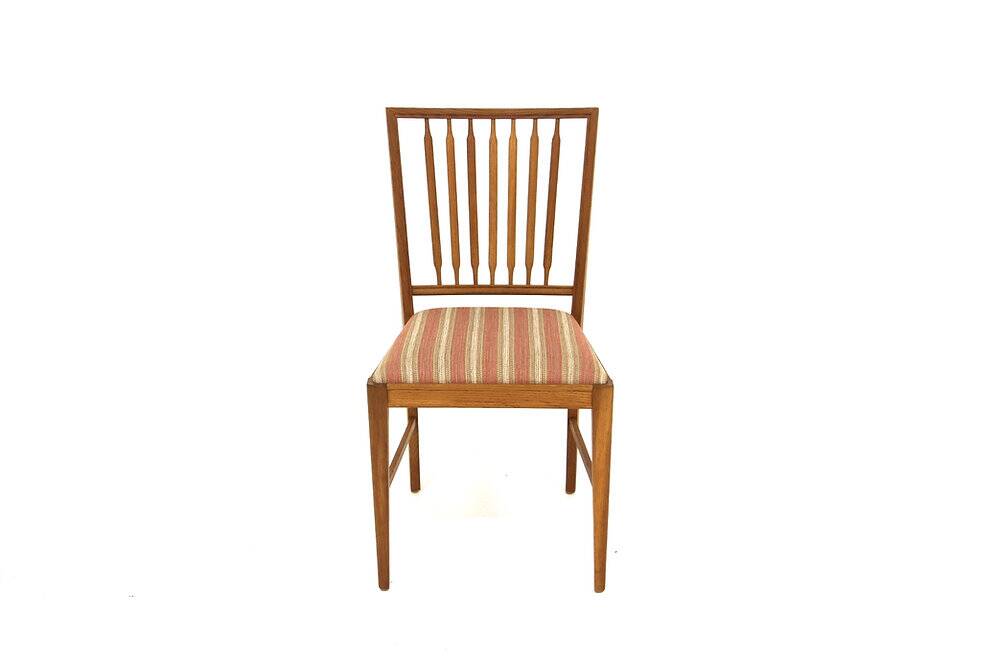 Set of 4 Scandinavian oak chairs, Sweden, 1960