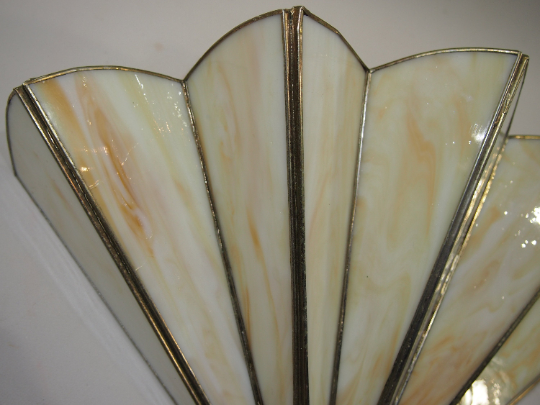 Glass paste sconce