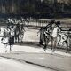 André Duculty (1912-1990) Ink wash on paper "Saint Germain en Laye, la terrasse" Signed