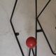 black metal wall coat rack Roger Feraud, 1960 - 1970