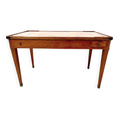 Table a jeux ''Tric Trac'' d'époque Louis XVI en acajou XVIII siècle