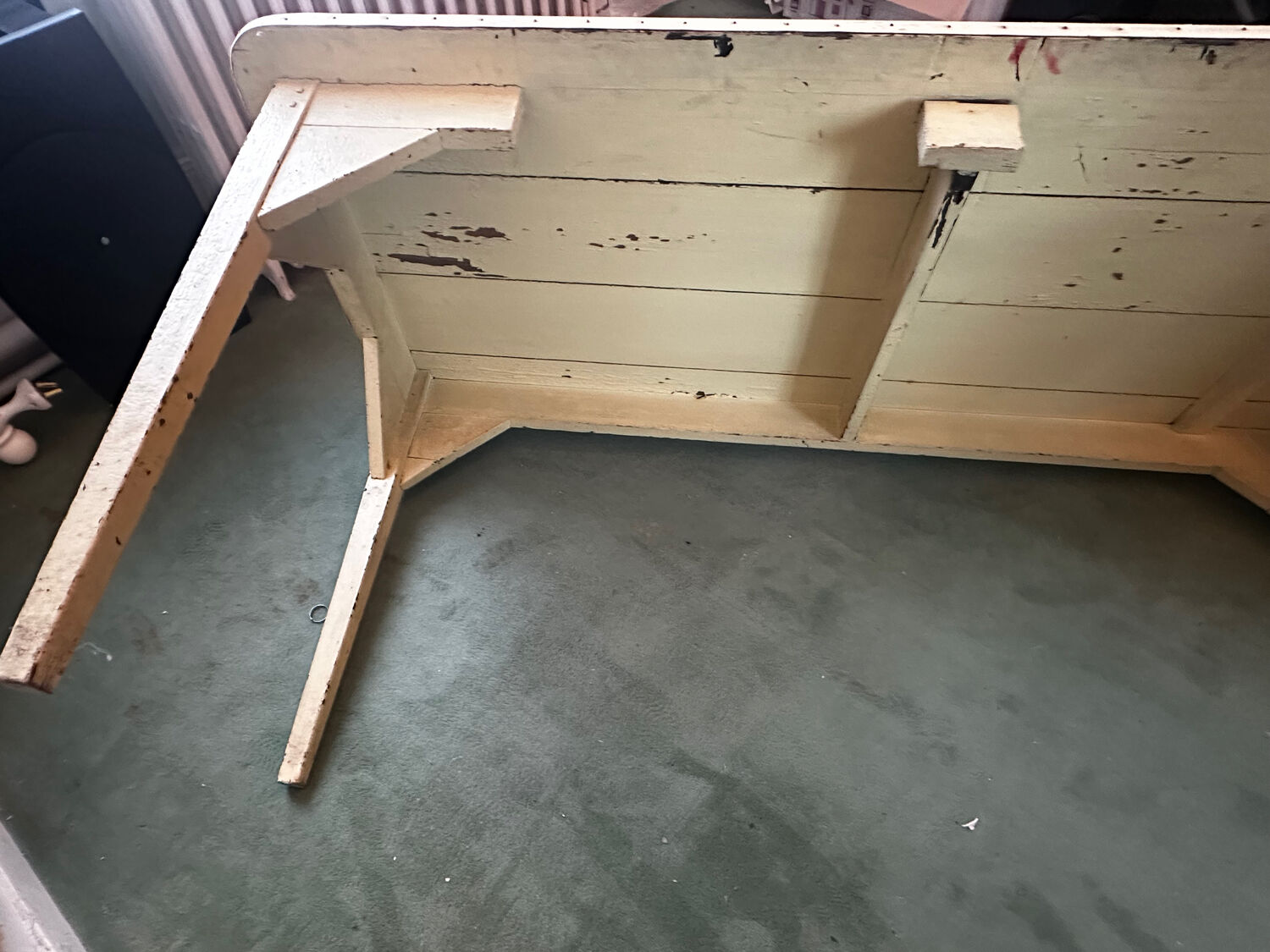 Dining table 160 cm / 62 cm from the 1940s/1950s