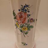 Large Luneville earthenware vase 35 cm, circa 1950.