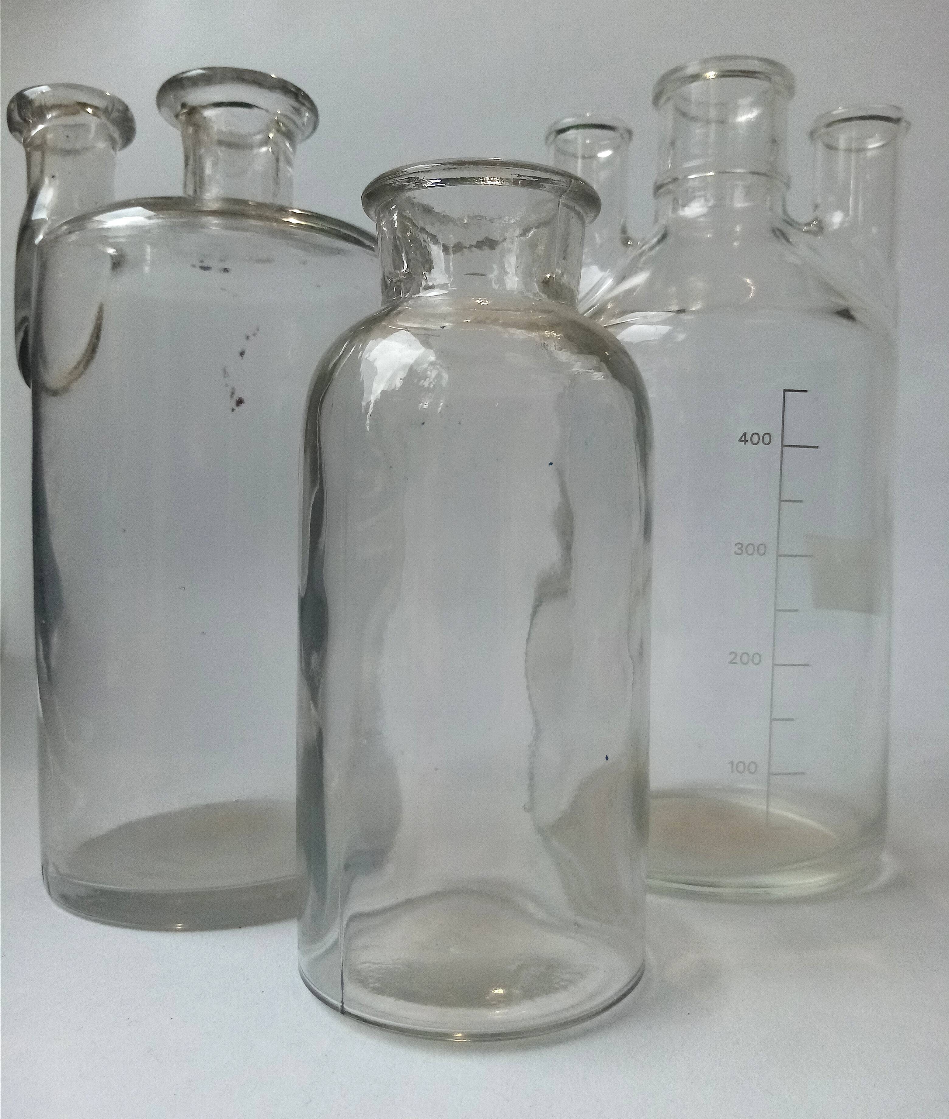 Ancient laboratory glassware