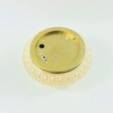 Large Amber Bubble Glass Ceiling Ceiling Light - H.Tynell, Limburg, 1960s