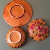 Jam in slip, Sarreguemines earthenware