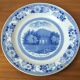 Gien earthenware plate seen from Wales