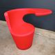Divina red armchair Italian design – vintage style