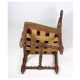 High-Backed Chair in Solid Oak with the Style of the Renaissance