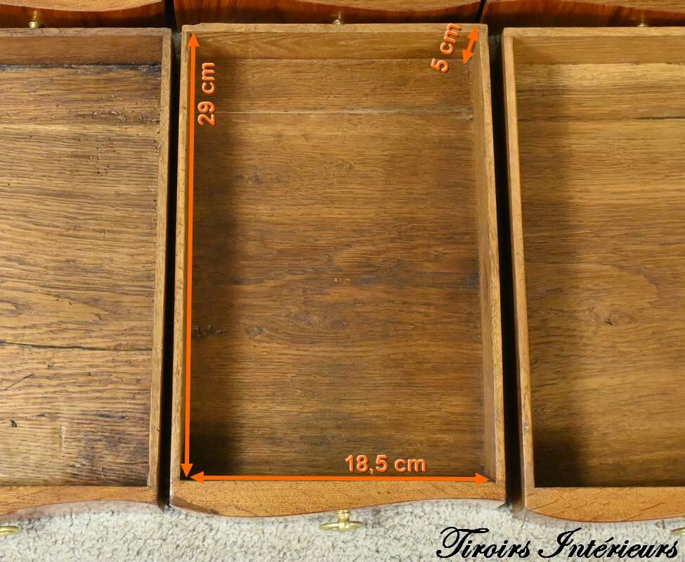 Precious wood secretary, Louis XV – Late 18th century