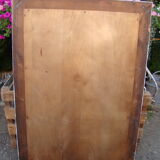 Large old bevelled mirror - 119 x 85cm
