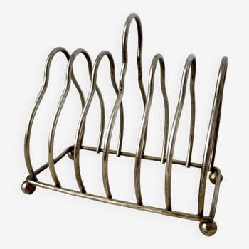 Vintage metal toast holder