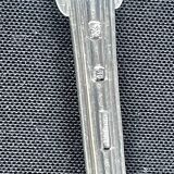 6 Christofle large shell table spoons