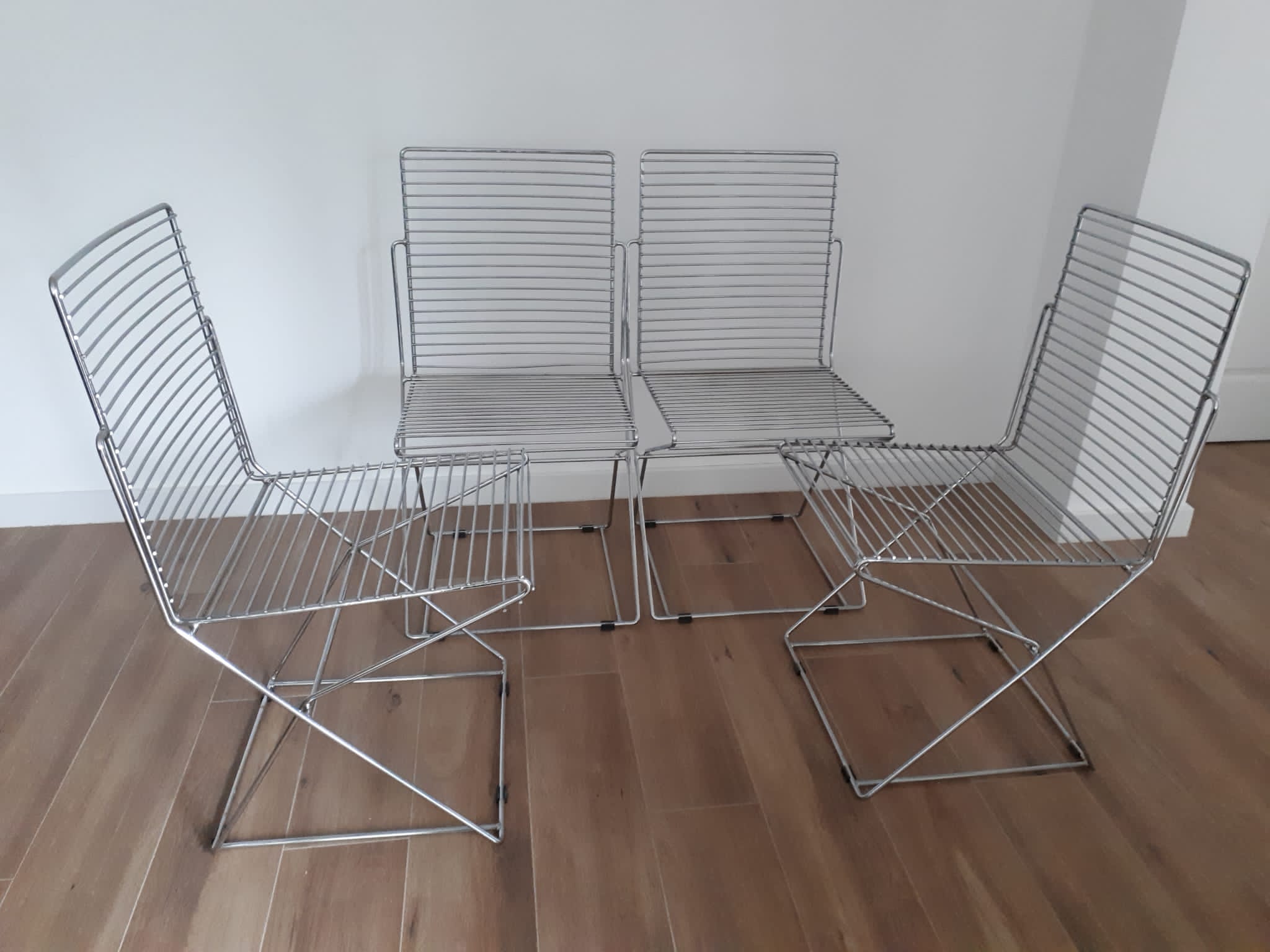 Set of four chairs, Germany, 80s