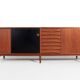 Teck enfilade Arne Vodder Modèle 29 pour Sibast, Danemark 1950
