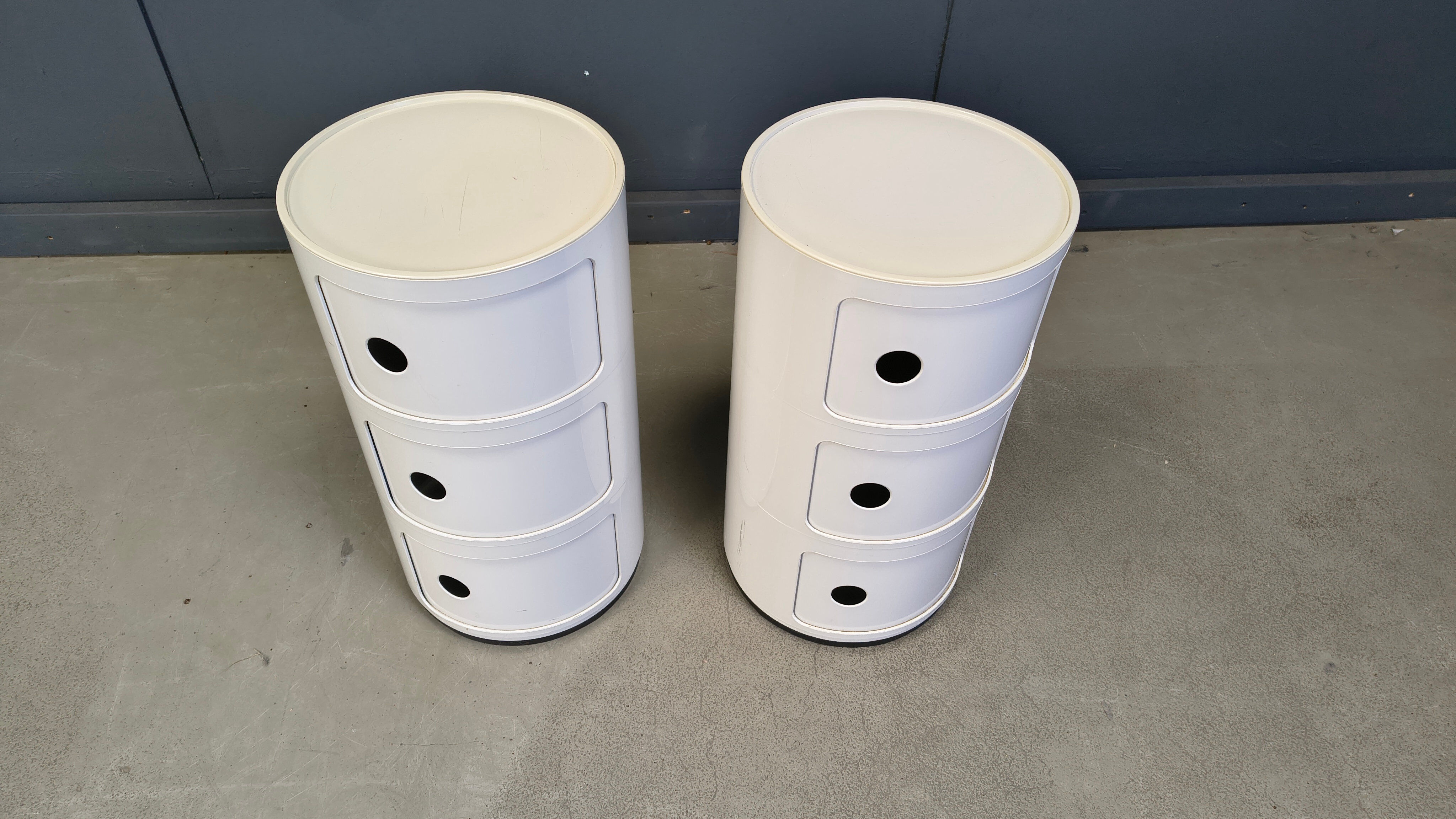 Pair of cabinets by Anna Castelli Ferrieri for Kartell, 1960s - Italy