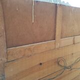 Louis xvi style trumeau painted mirror  163x84cm