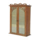 Art Nouveau-style wall window