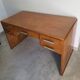 Ancien bureau Art Déco Noyer vintage