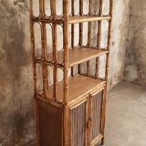 Vintage bamboo shelf