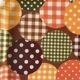 Vintage fiberglass patchwork top 70s