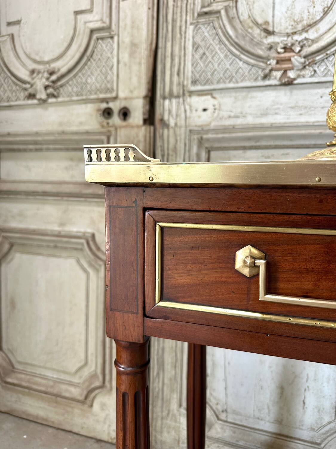 Louis XVI mahogany console