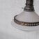 Suspension antique en verre conique et laiton