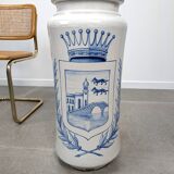 Antique Talavera Ceramic Umbrella and Walking Stick Stand with Bilbao Coat