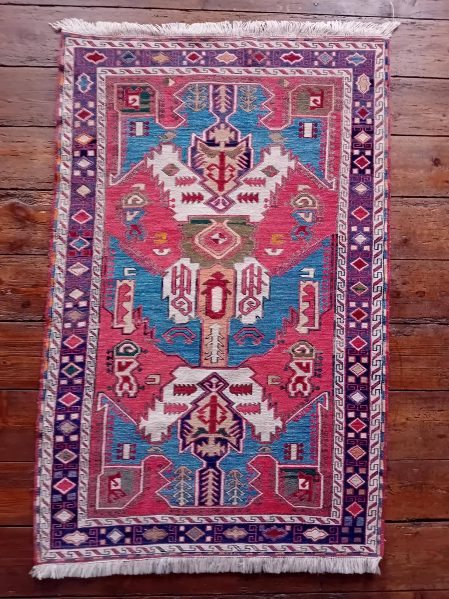 Handmade Anatolian Kilim Soumak 160x102cm