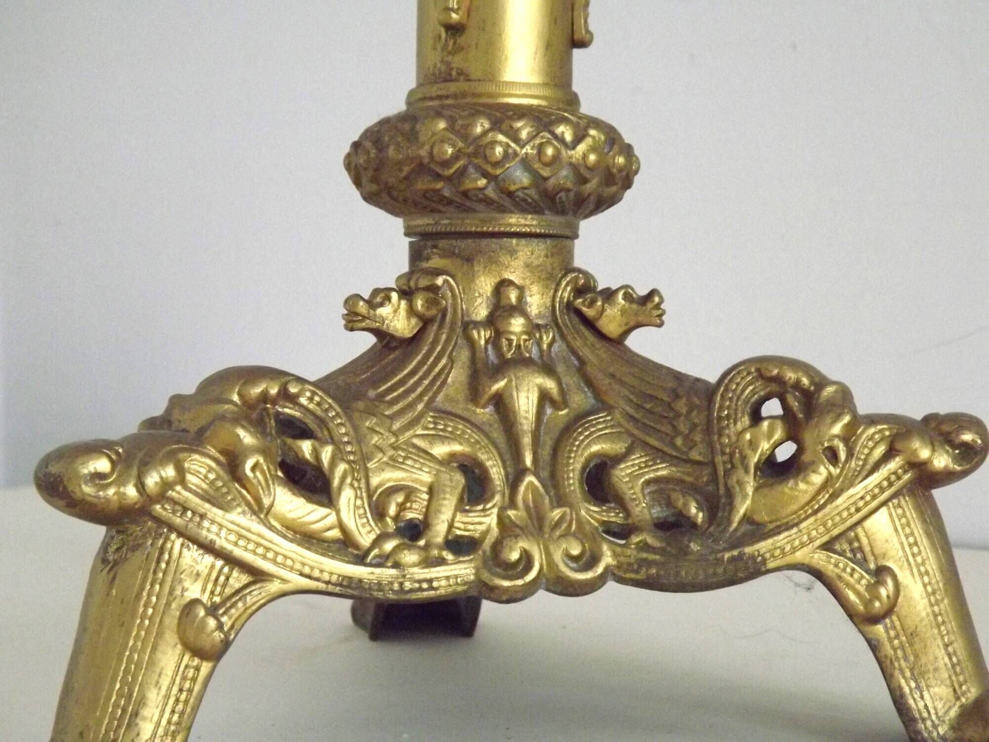 Magnificent French Louis XVI Style Bronze Seven-Light Candelabra LF Paris