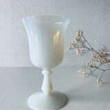Antique white opaline vase