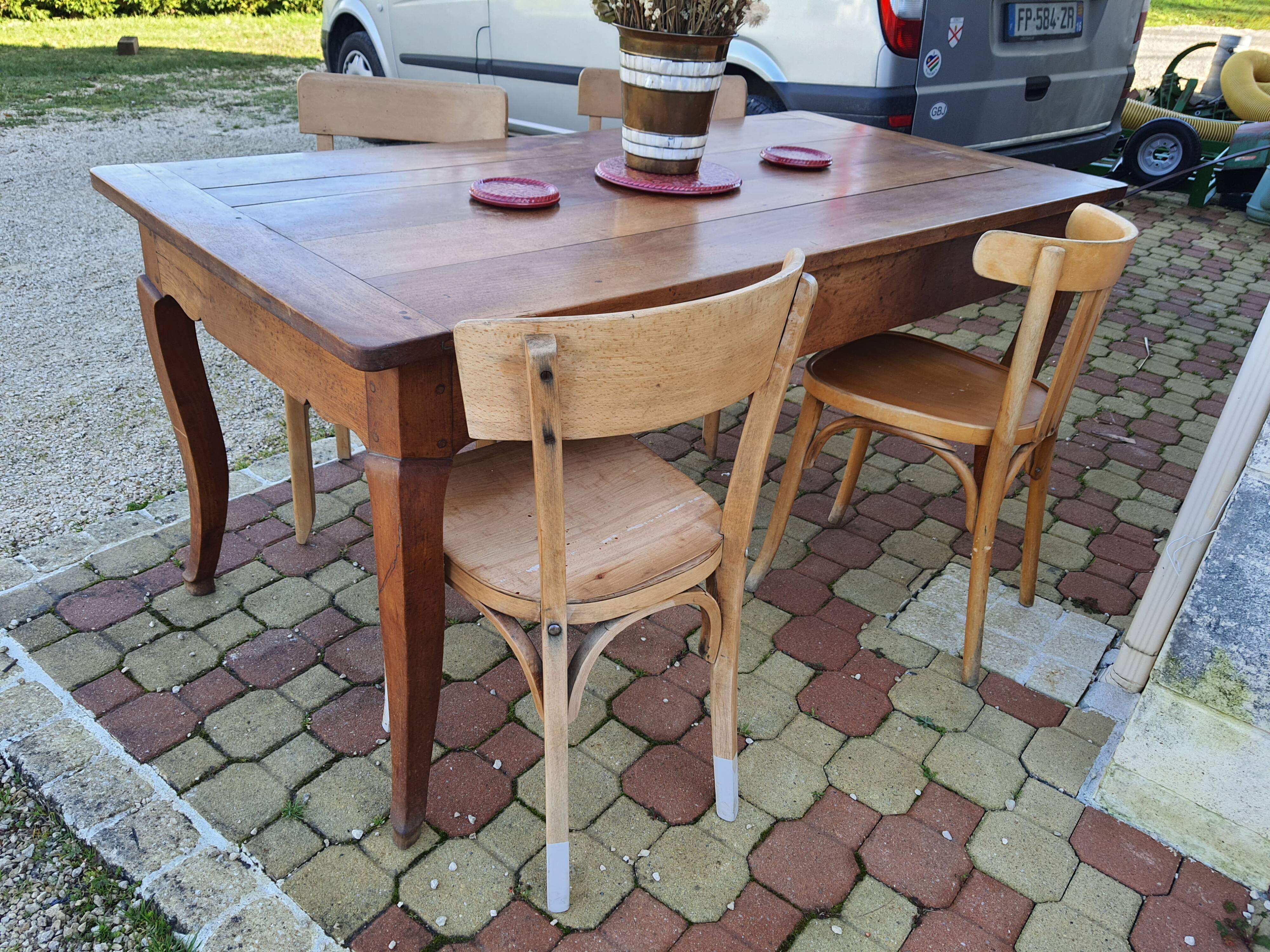Vintage farm table