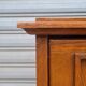 Oak compass foot chest of drawers 1960