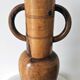 Decorative vase turned from solid olive wood – vintage