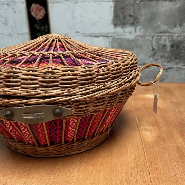 Sewing box - vintage basket