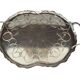Silver-plated metal caviar service and 12 silver Minerva goblets, circa 1900