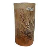 Roll vase, herbarium, Best Craftsman of France 1970