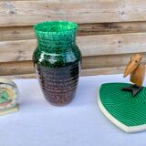 Ceramic table mat of Sarreguemines vintage design 60s