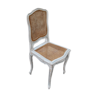 Louis XV style chair patinated sand