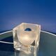 Lampe de table en verre « Ice Cube » Mid Century Peill & Putzler