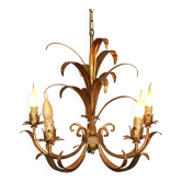 Vintage 5 light Chandelier attributed to Hans Kögl. 1970s