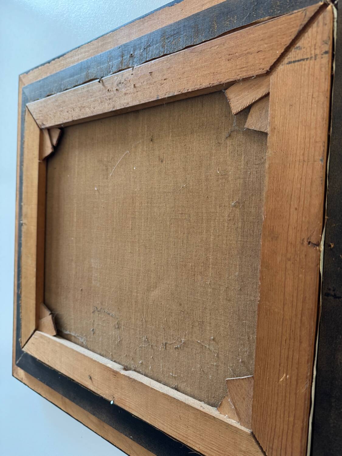 Still life painting in oil on canvas, antique.