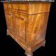 Louis Philippe period sideboard in walnut and marble top 1830's