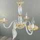 Murano glass chandelier with three lights, 20th century