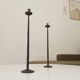 Pair of brutalist / minimalist candlesticks from the 60s