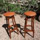 2 vintage bar stools