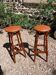 2 vintage bar stools
