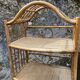 Rattan furniture for veranda.