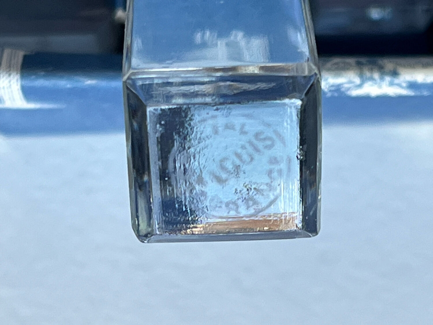 12 Saint Louis crystal knife holders